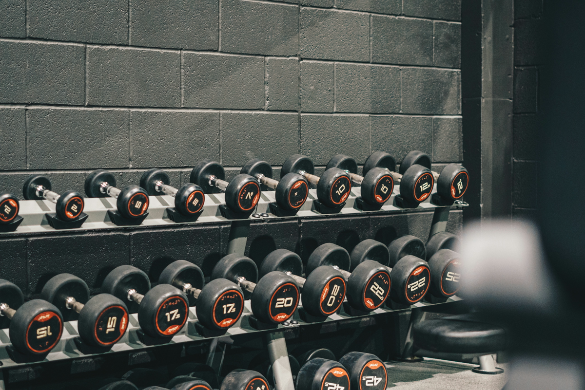 Free weights area