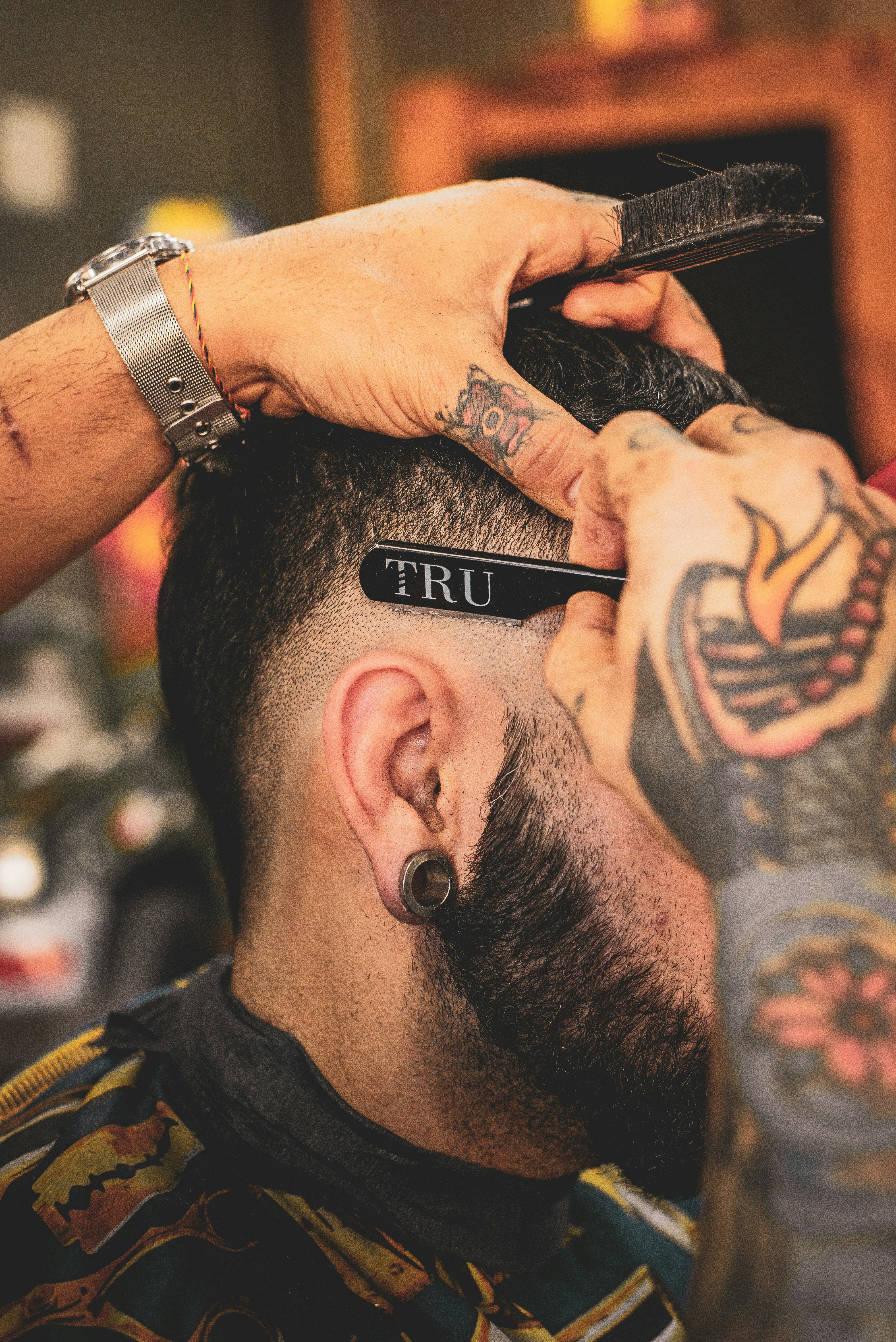Precise fade cut