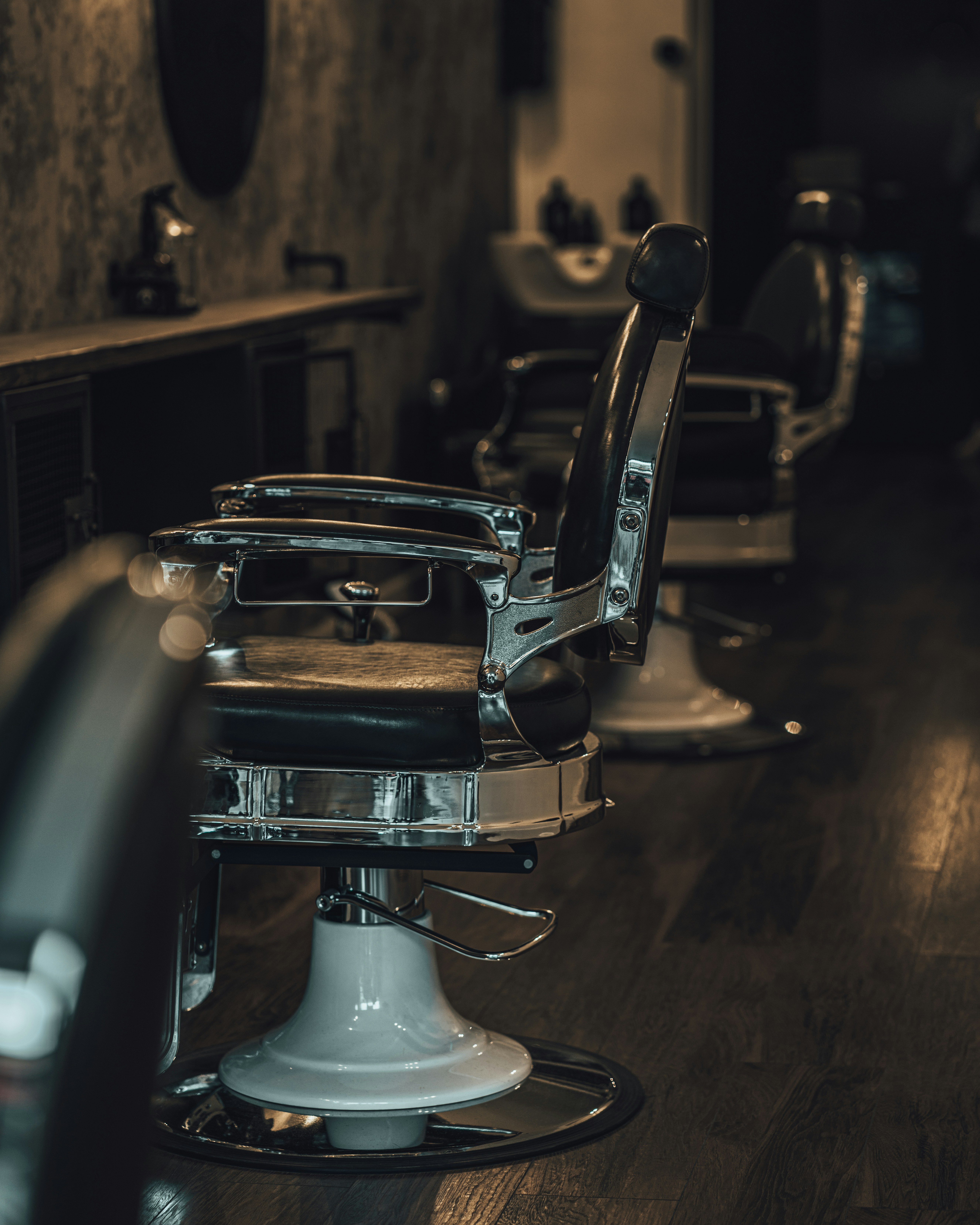 Interior of Northline Barber Studio