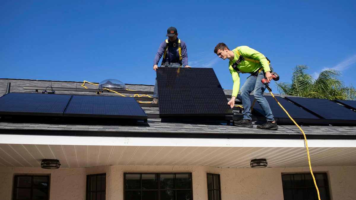 Solar panel installation — image 1