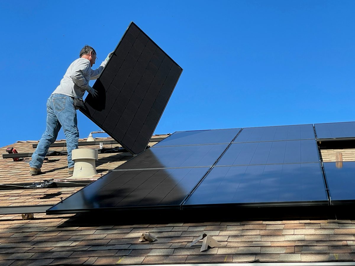 Solar panel and battery storage